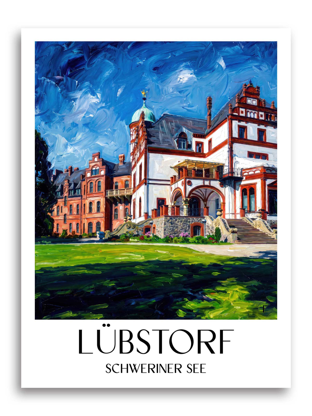 lübstorf-schweriner-see-deutschland-poster-oil-painting-oelgemaelde