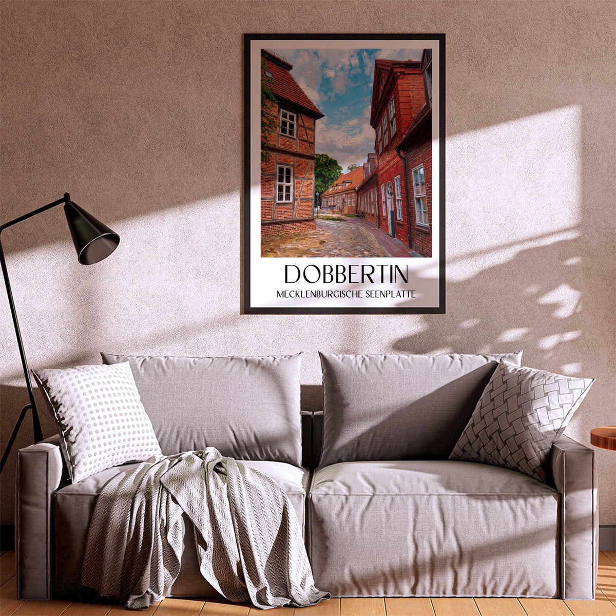 dobbertin-mecklenburgische-seenplatte-deutschland-poster-oil-painting-oelgemaelde