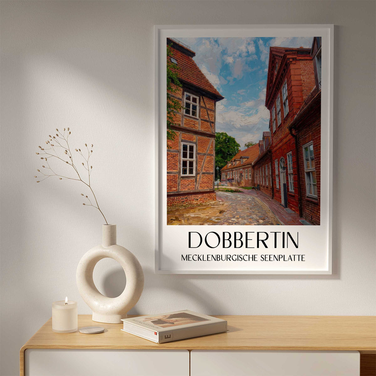 dobbertin-mecklenburgische-seenplatte-deutschland-poster-oil-painting-oelgemaelde