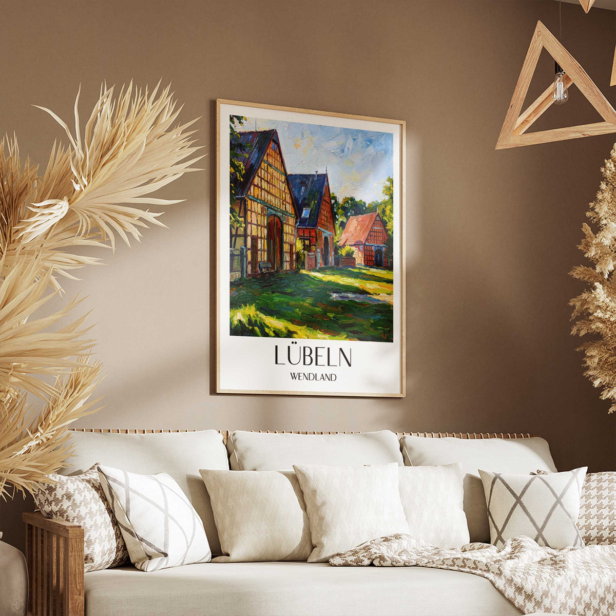 lübeln-wendland-deutschland-poster-oil-painting-oelgemaelde