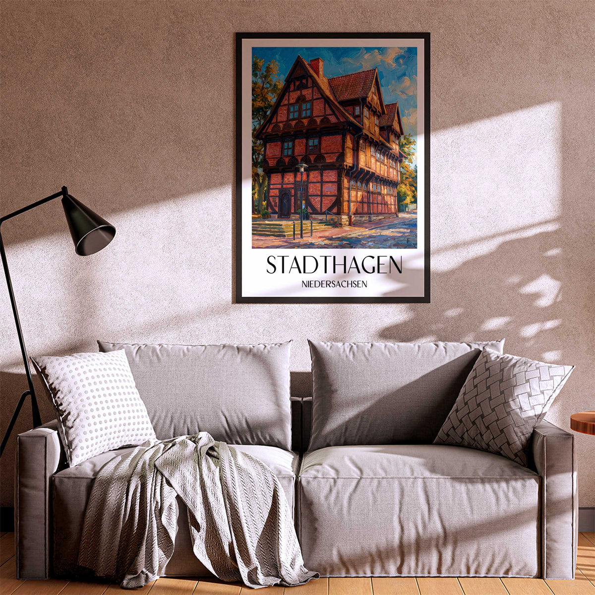 stadthagen-niedersachsen-deutschland-poster-oil-painting-oelgemaelde