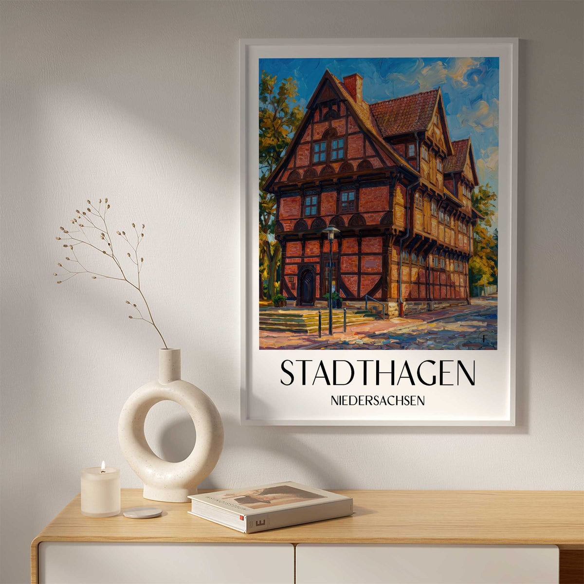 stadthagen-niedersachsen-deutschland-poster-oil-painting-oelgemaelde