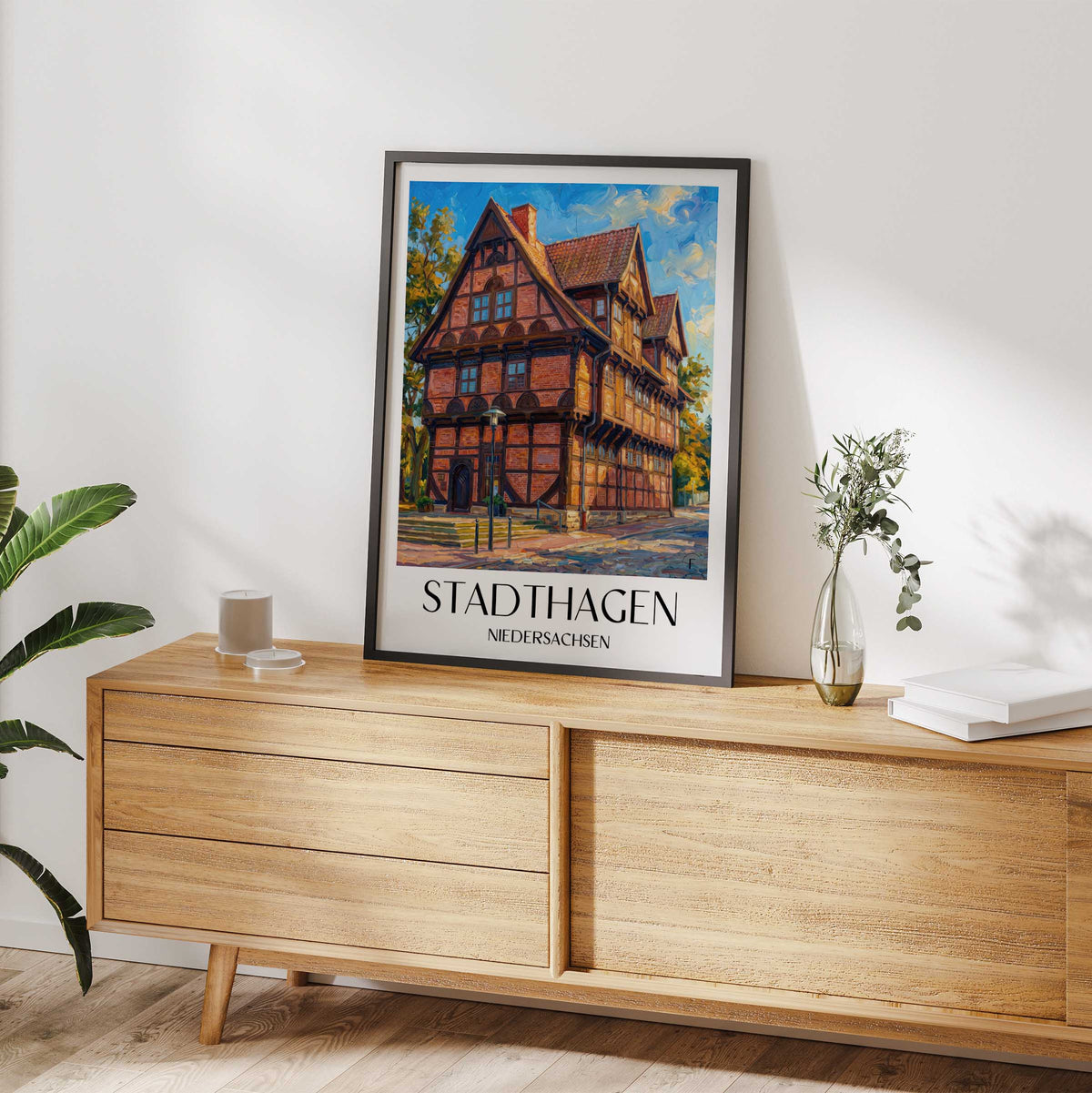 stadthagen-niedersachsen-deutschland-poster-oil-painting-oelgemaelde
