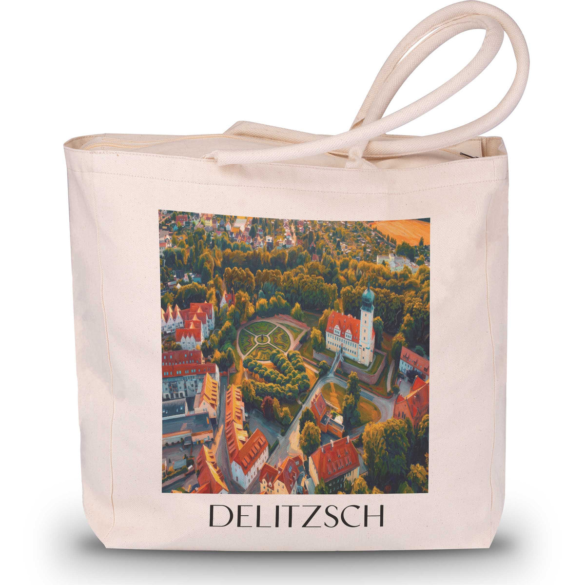 delitzsch-leipziger-tieflandsbucht-deutschland-einkaufstasche-oil-painting-oelgemaelde