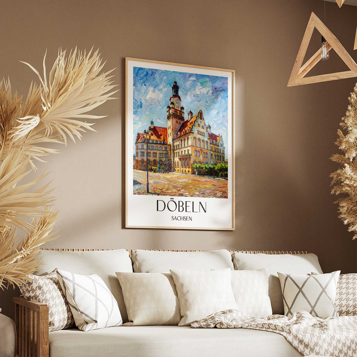 döbeln-sachsen-deutschland-poster-oil-painting-oelgemaelde