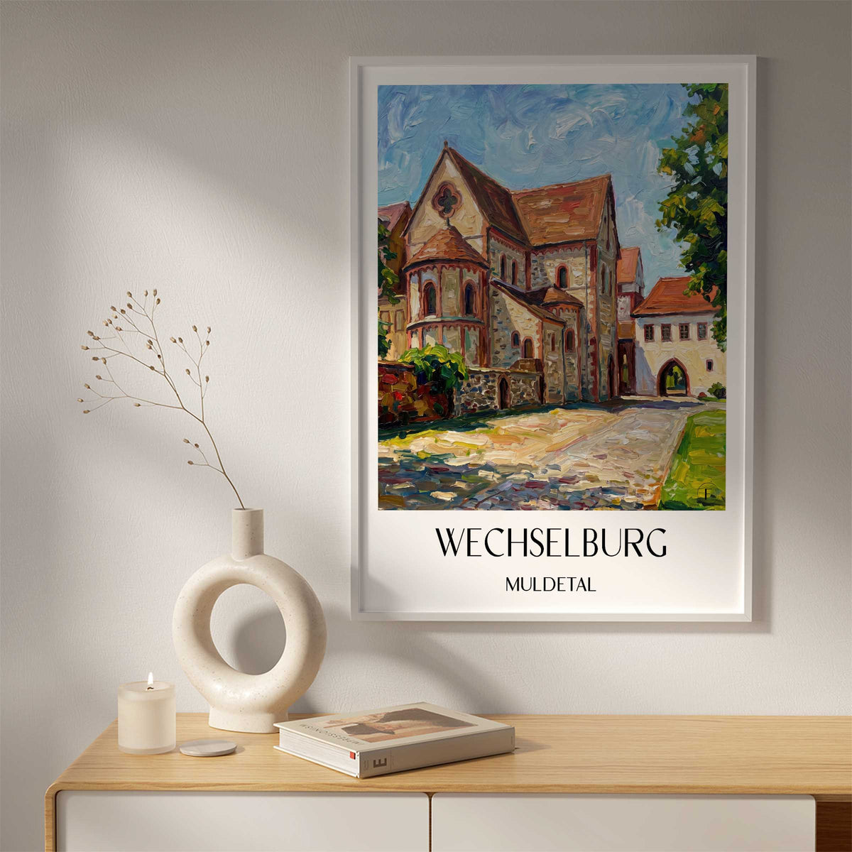 wechselburg-muldetal-deutschland-poster-oil-painting-oelgemaelde