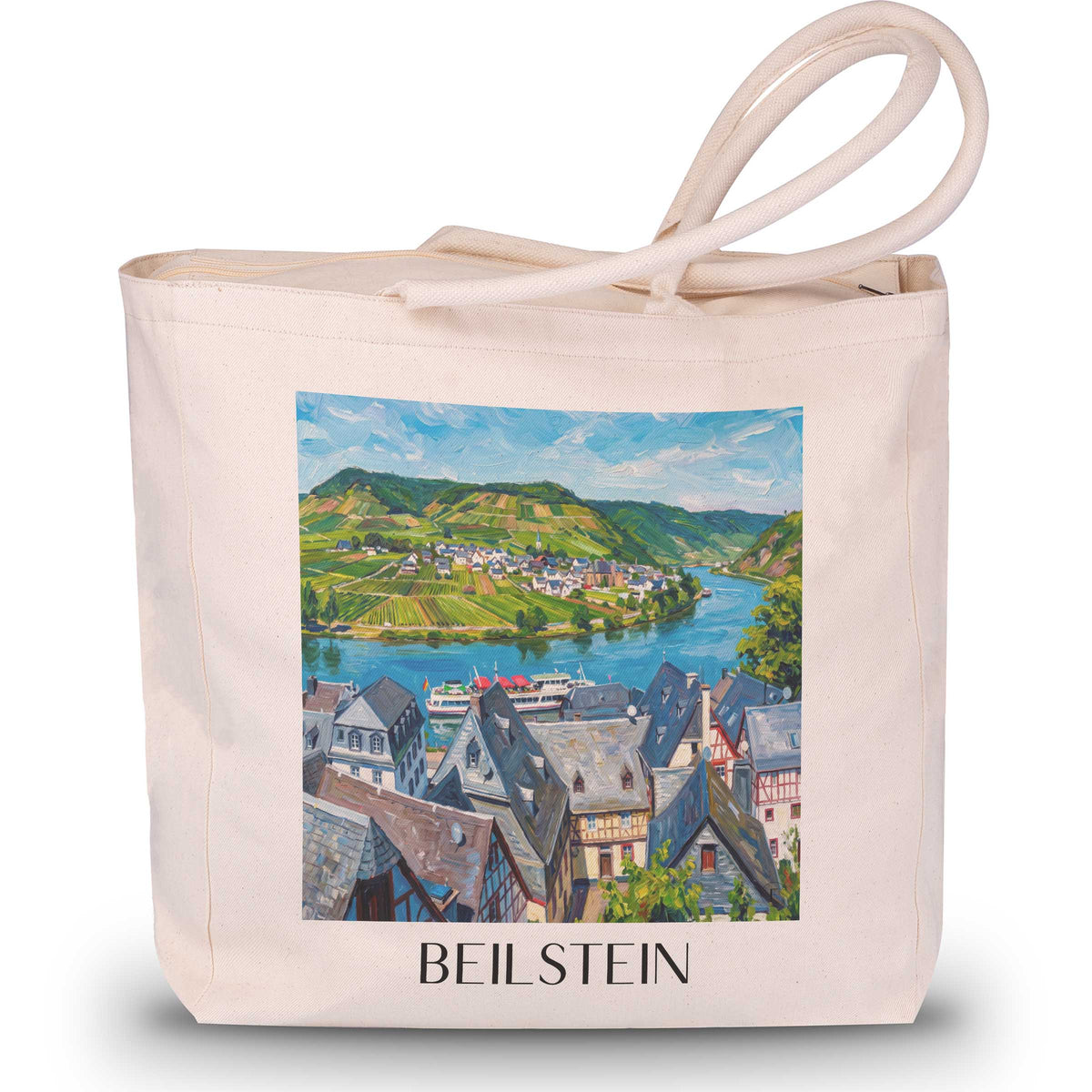 beilstein-baden-württemberg-deutschland-einkaufstasche-oil-painting-oelgemaelde