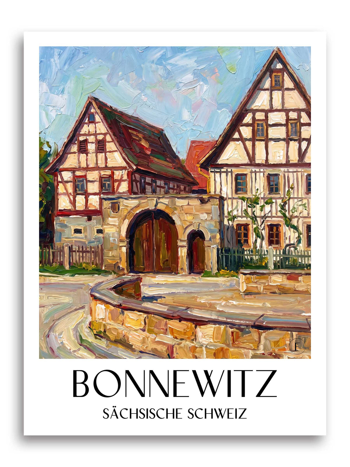 bonnewitz-sächsische-schweiz-deutschland-poster-oil-painting-oelgemaelde