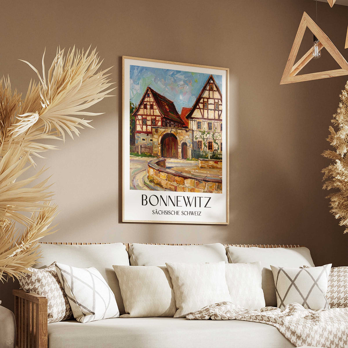 bonnewitz-sächsische-schweiz-deutschland-poster-oil-painting-oelgemaelde