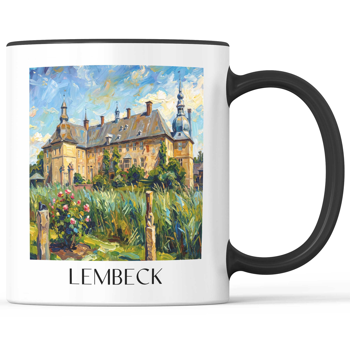 lembeck-münsterland-deutschland-kaffeebecher-oil-painting-oelgemaelde