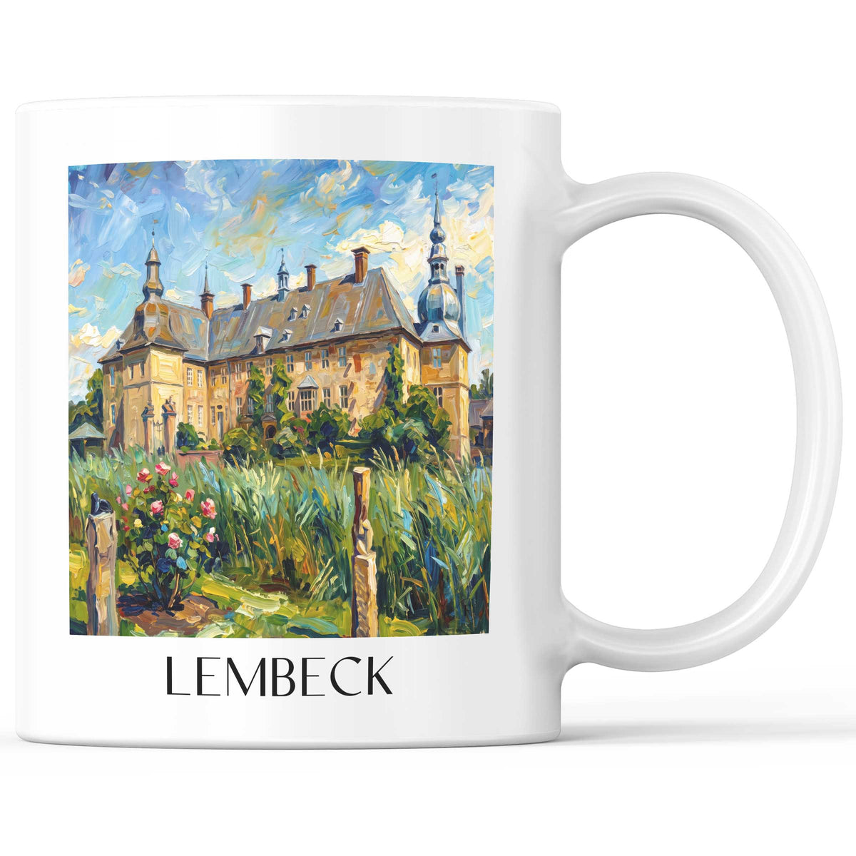 lembeck-münsterland-deutschland-kaffeebecher-oil-painting-oelgemaelde