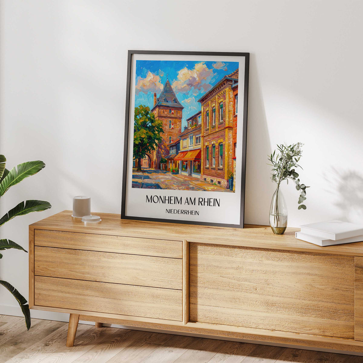 monheim-am-rhein-niederrhein-deutschland-poster-oil-painting-oelgemaelde