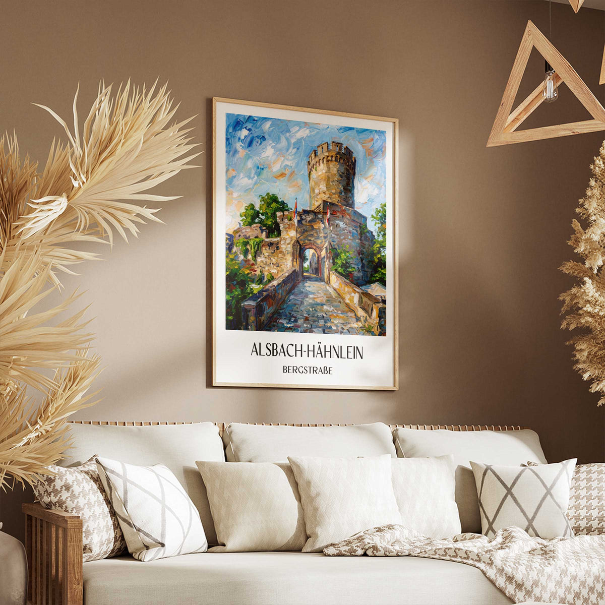 alsbach-hähnlein-bergstraße-deutschland-poster-oil-painting-oelgemaelde
