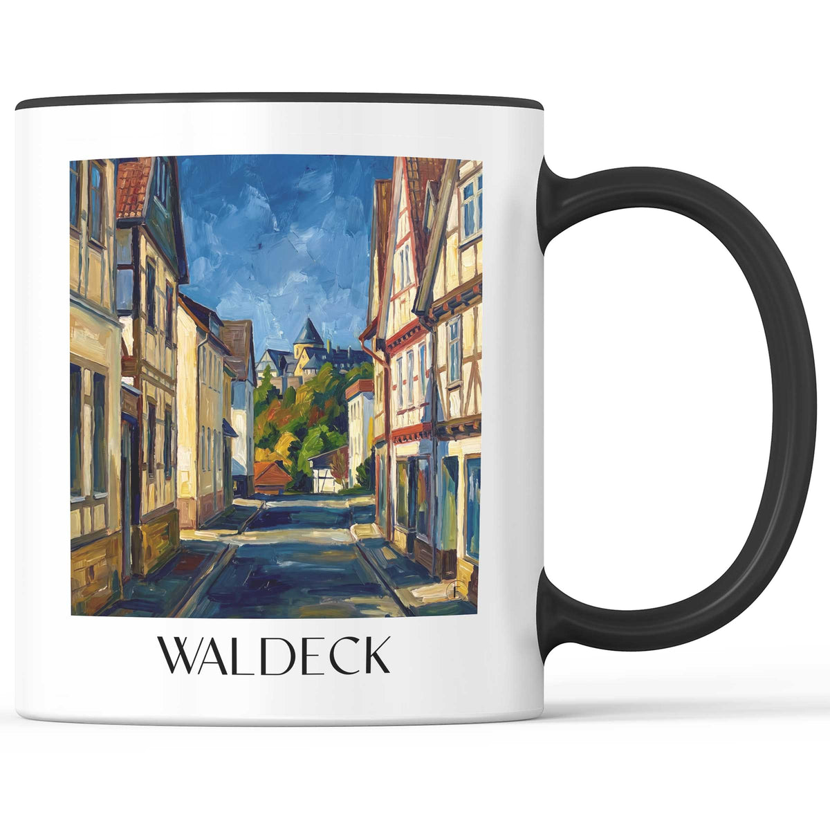 waldeck-edersee-deutschland-kaffeebecher-oil-painting-oelgemaelde