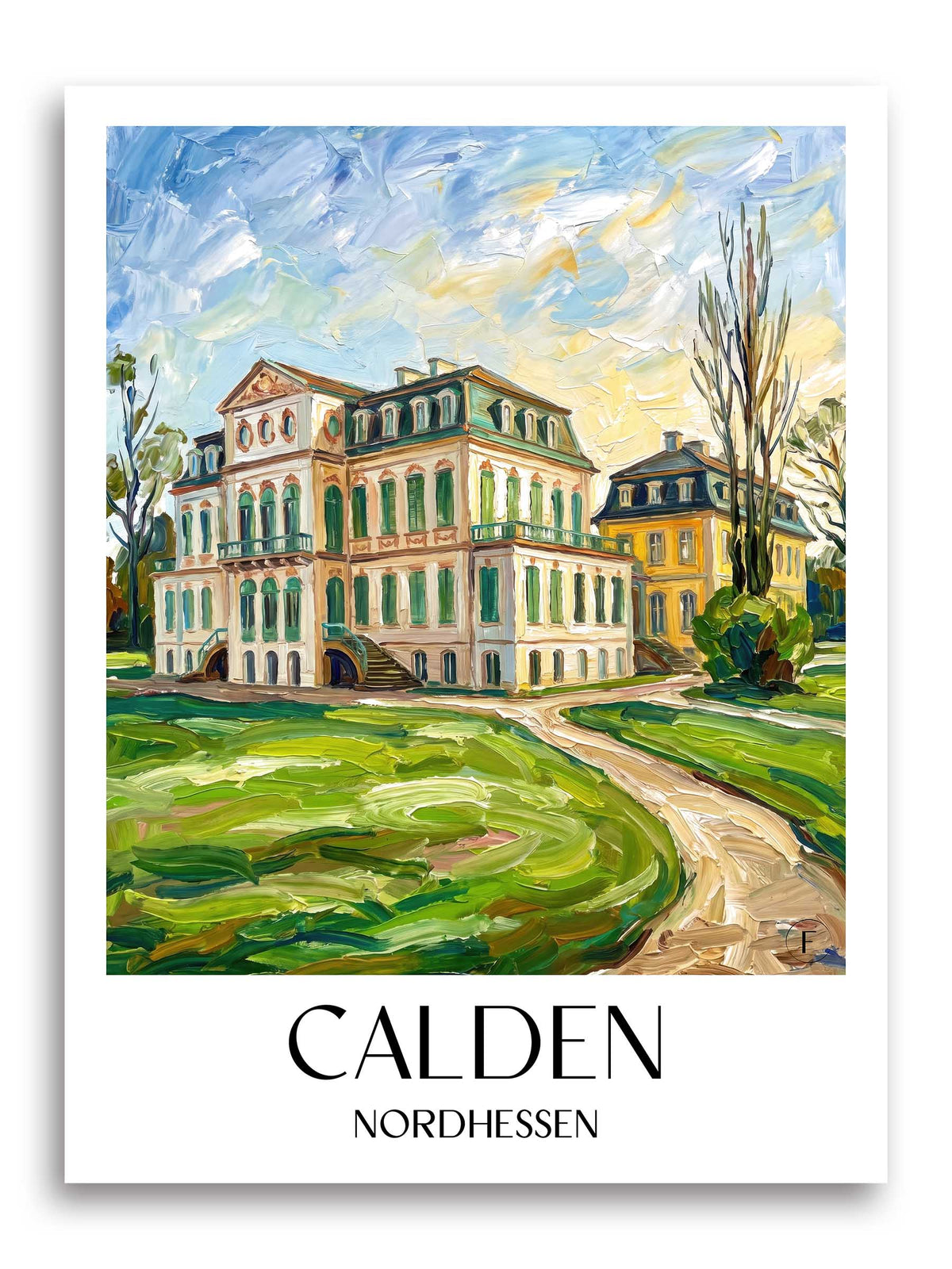 calden-nordhessen-deutschland-poster-oil-painting-oelgemaelde