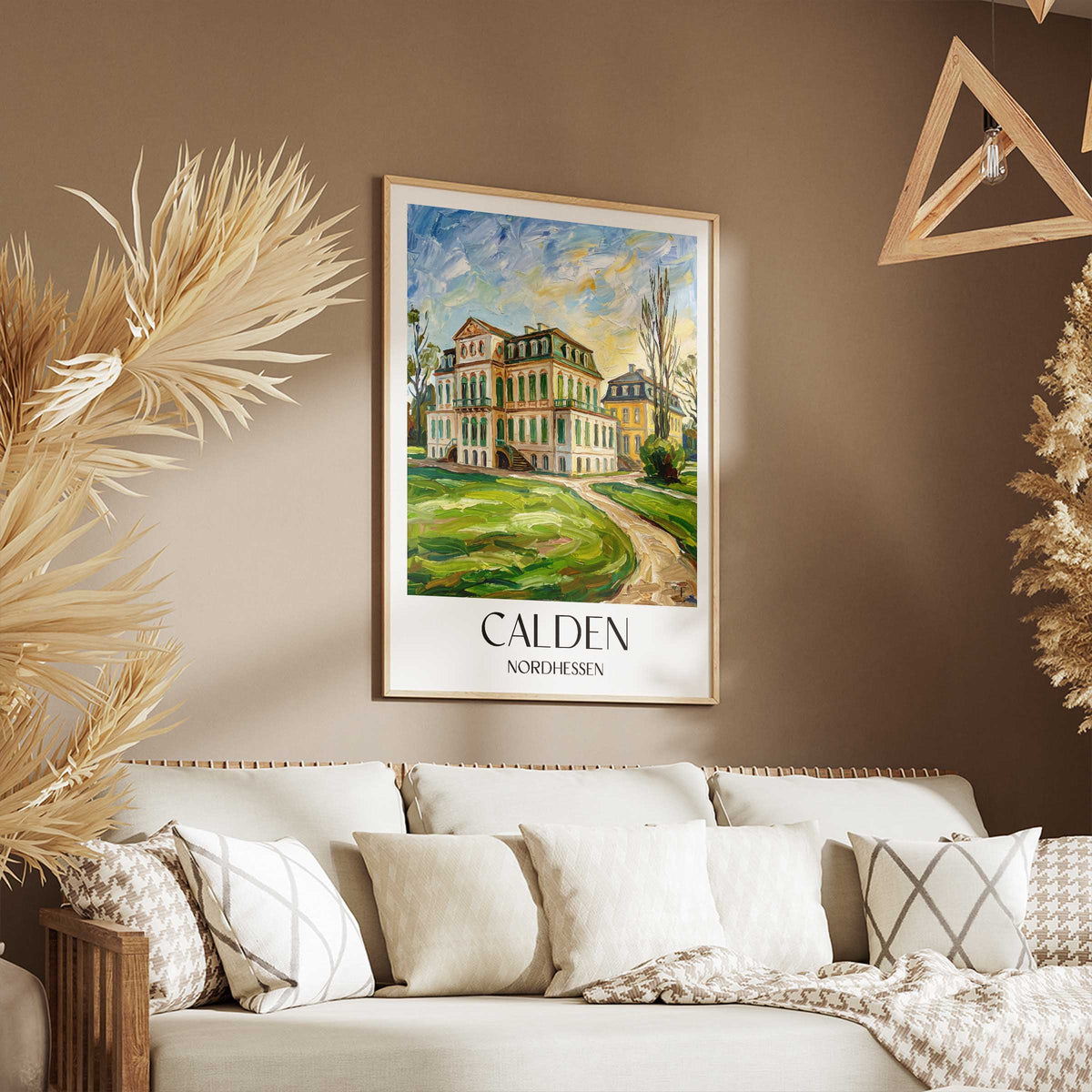 calden-nordhessen-deutschland-poster-oil-painting-oelgemaelde