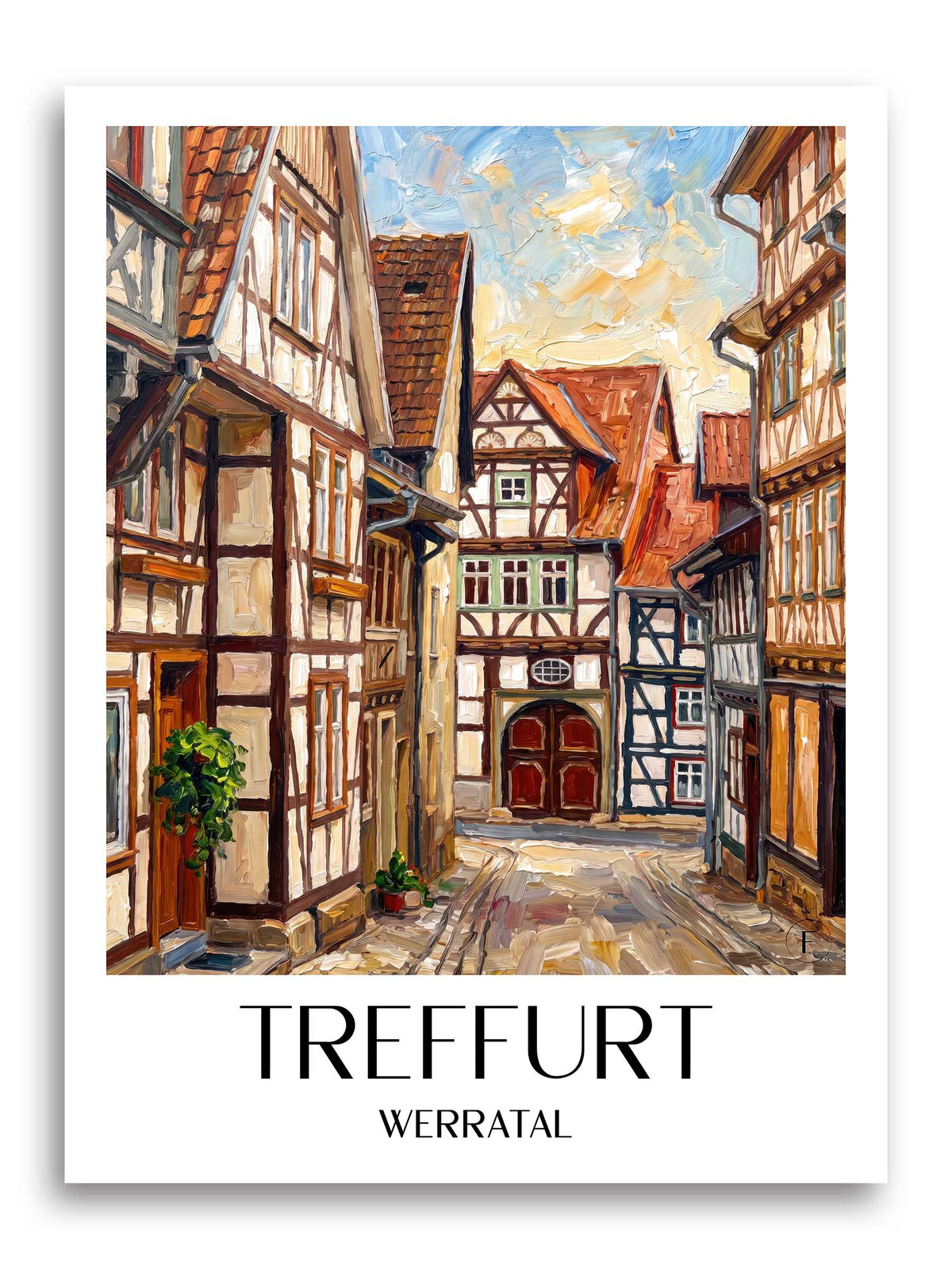 treffurt-werratal-deutschland-poster-oil-painting-oelgemaelde