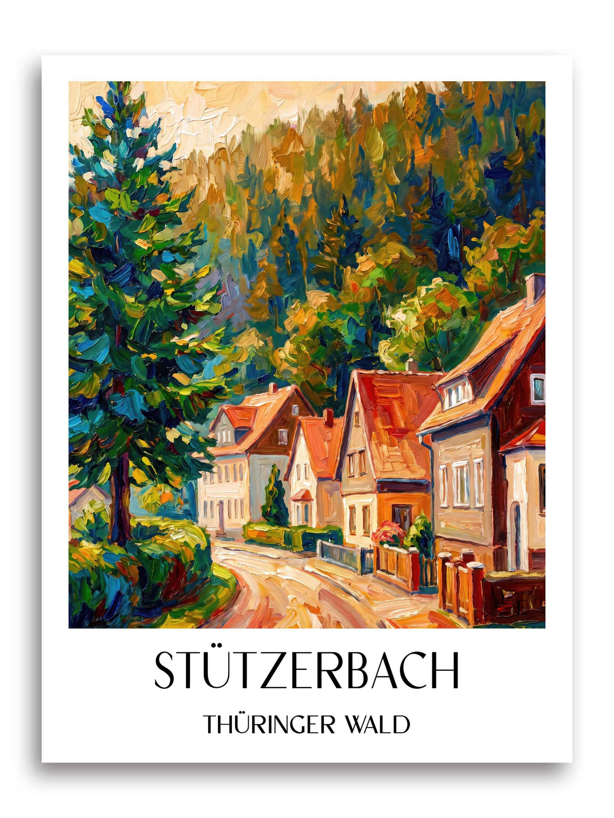 stützerbach-thüringer-wald-deutschland-poster-oil-painting-oelgemaelde