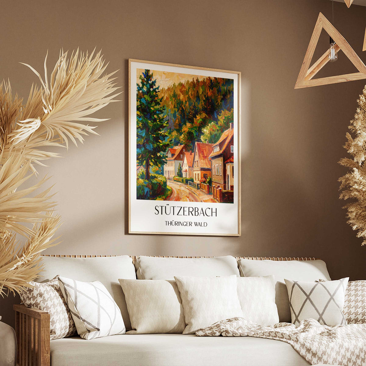 stützerbach-thüringer-wald-deutschland-poster-oil-painting-oelgemaelde