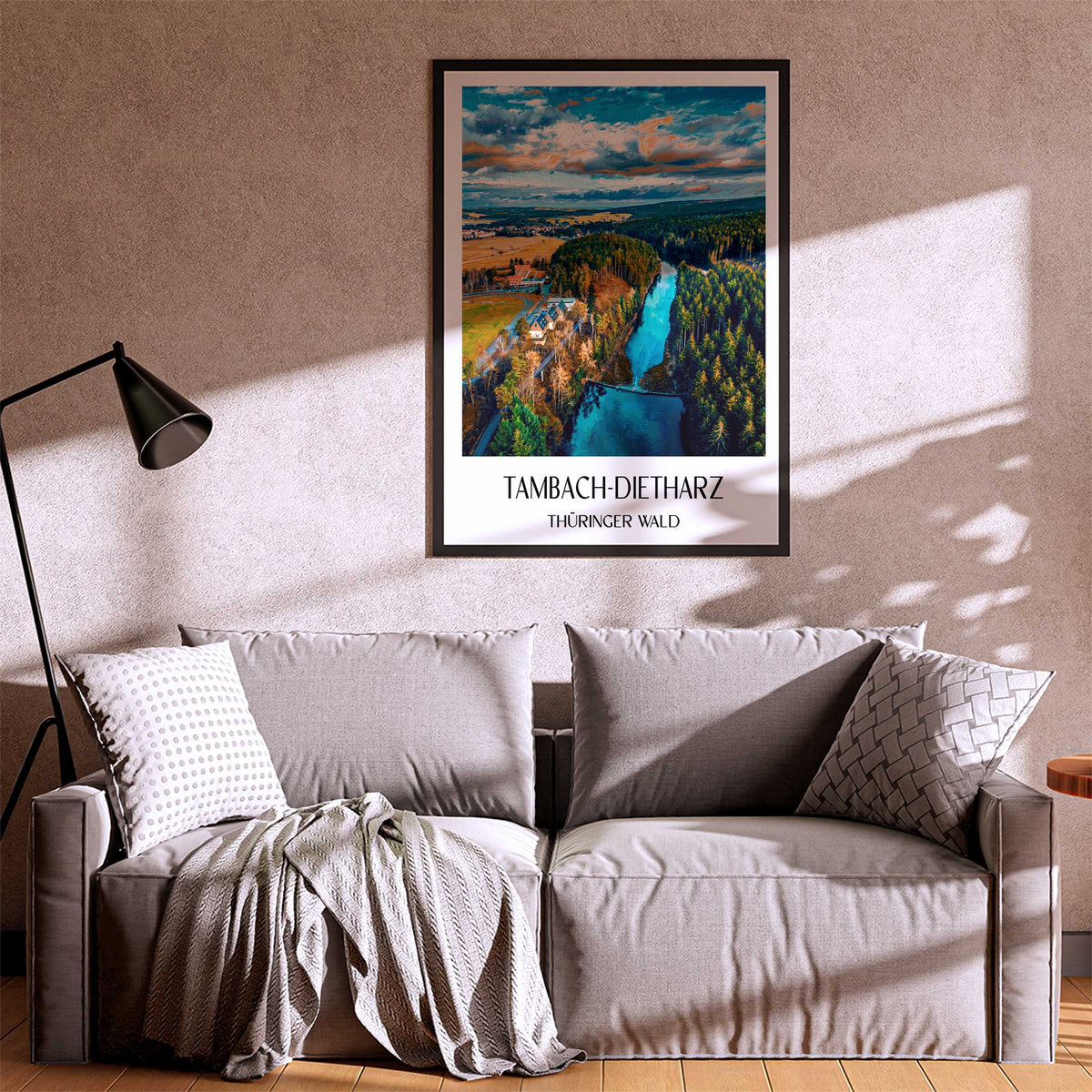 tambach-dietharz-thüringer-wald-deutschland-poster-oil-painting-oelgemaelde