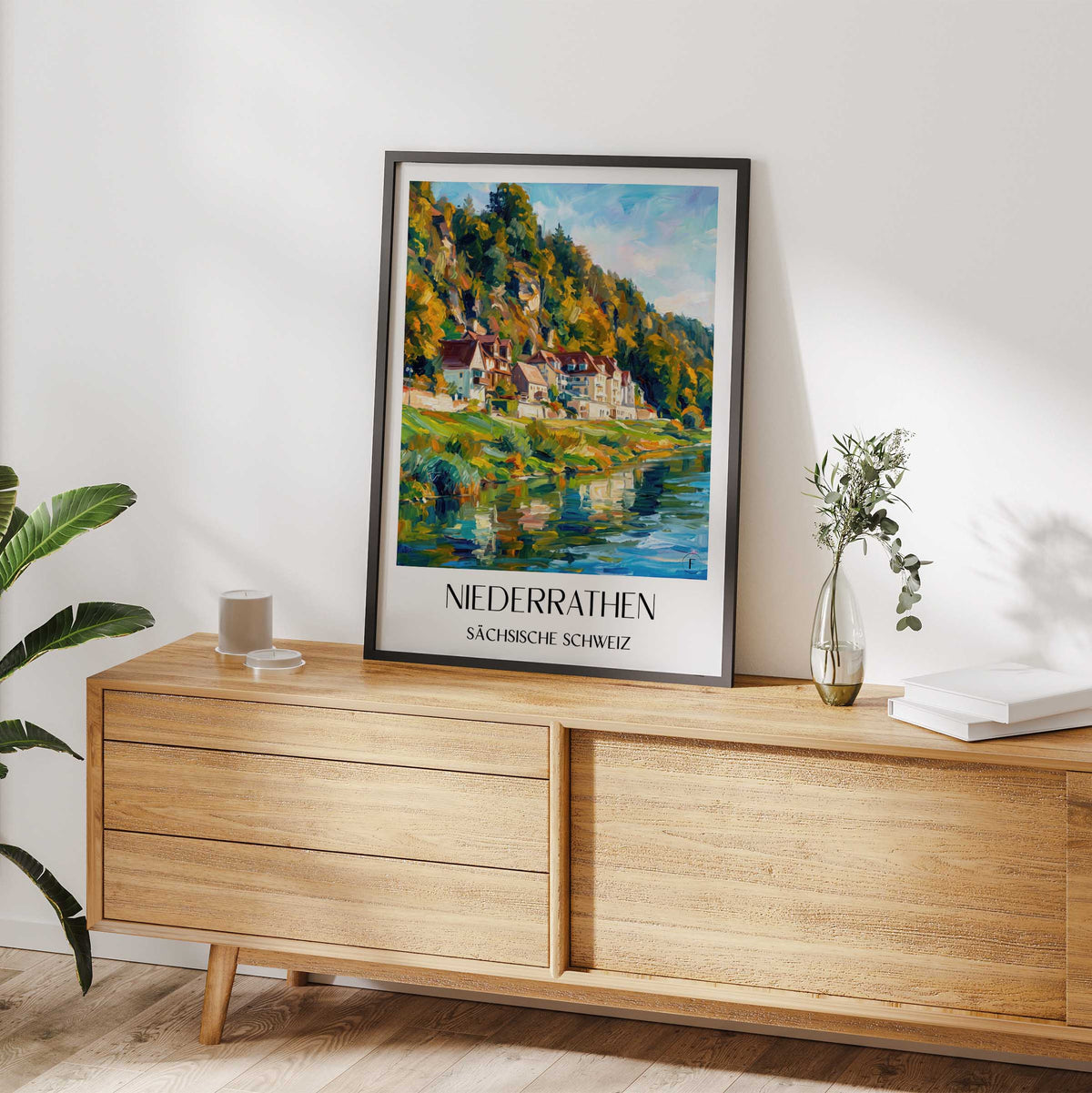 niederrathen-sächsische-schweiz-deutschland-poster-oil-painting-oelgemaelde