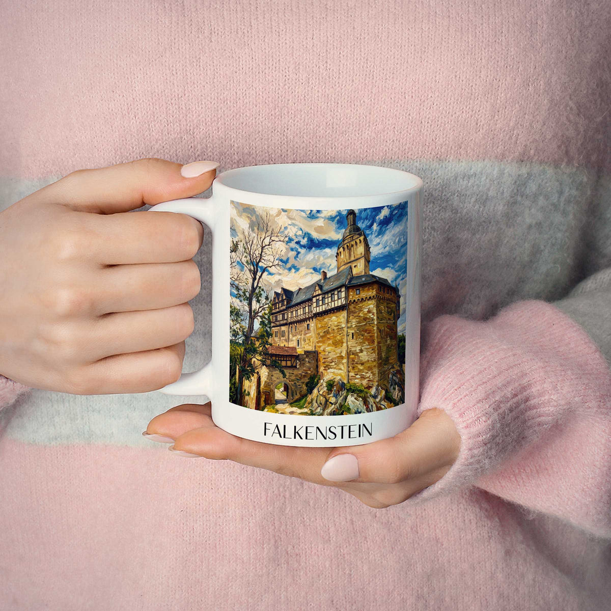 falkenstein-harz-deutschland-kaffeebecher-oil-painting-oelgemaelde