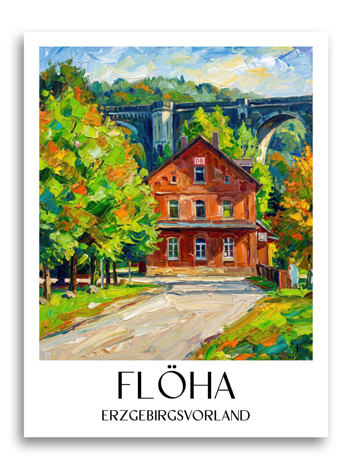 flöha-erzgebirgsvorland-deutschland-poster-oil-painting-oelgemaelde