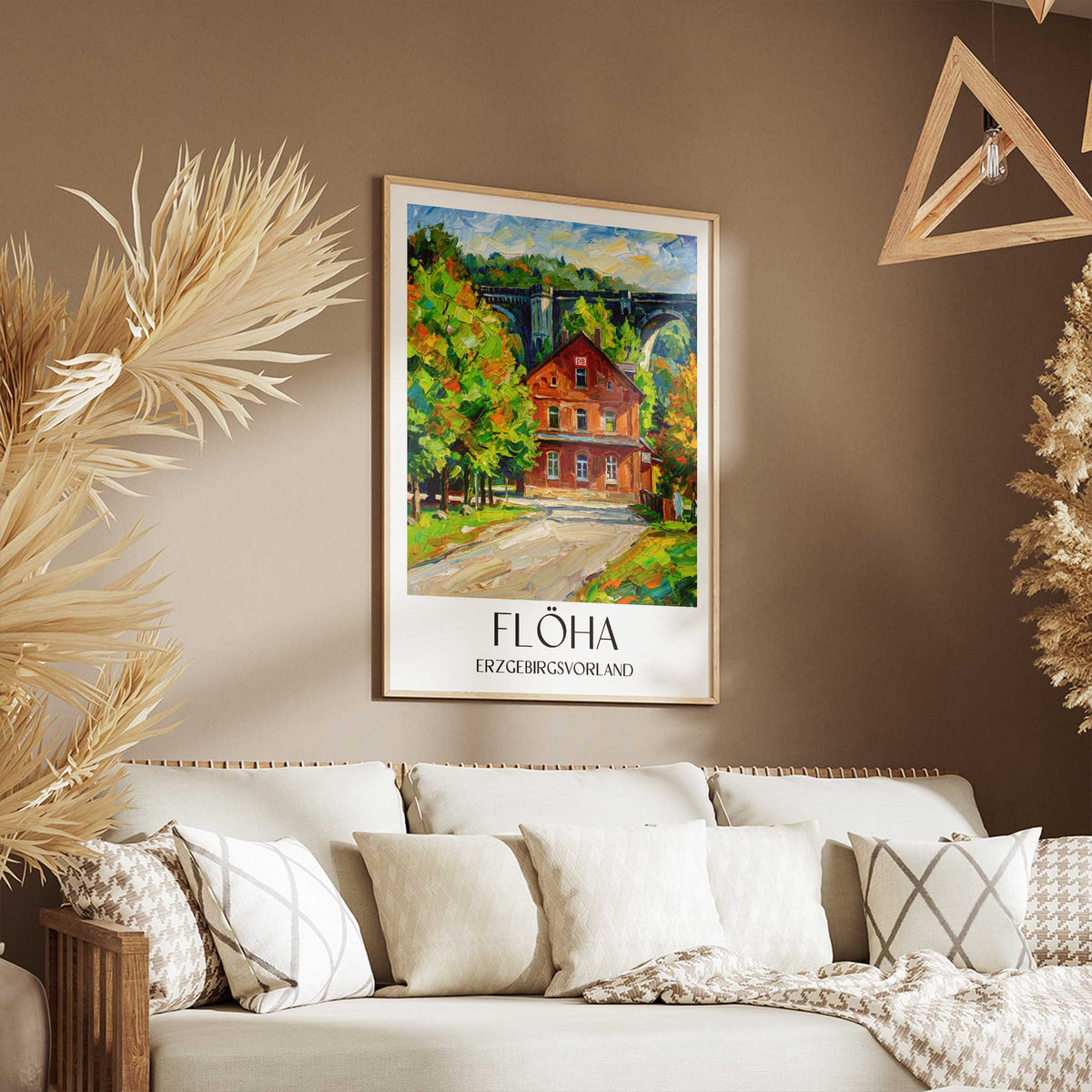 flöha-erzgebirgsvorland-deutschland-poster-oil-painting-oelgemaelde