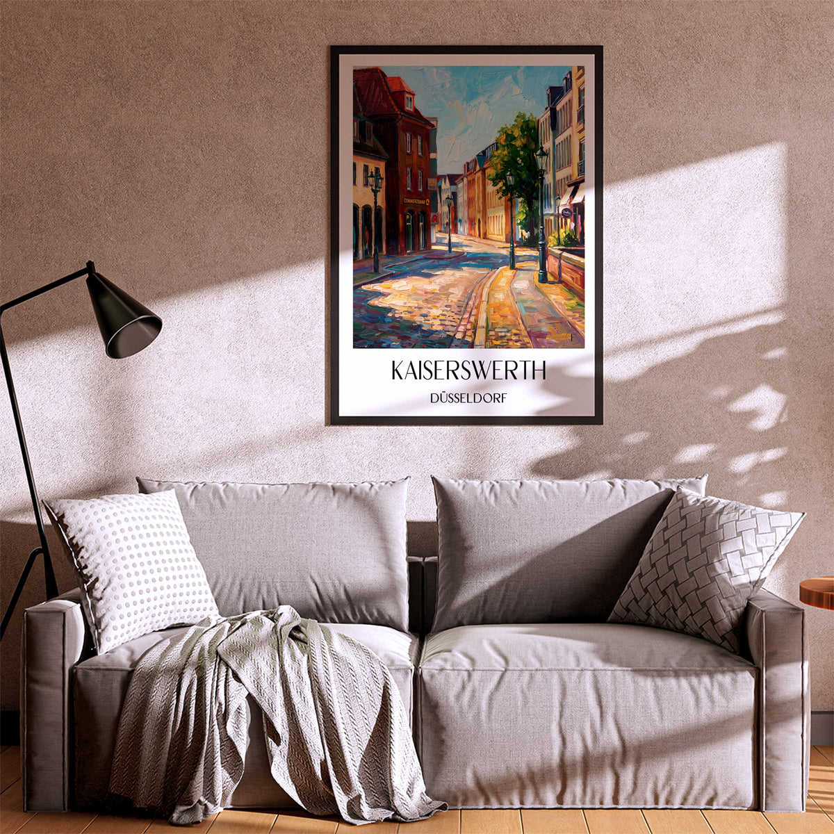 kaiserswerth-düsseldorf-deutschland-poster-oil-painting-oelgemaelde