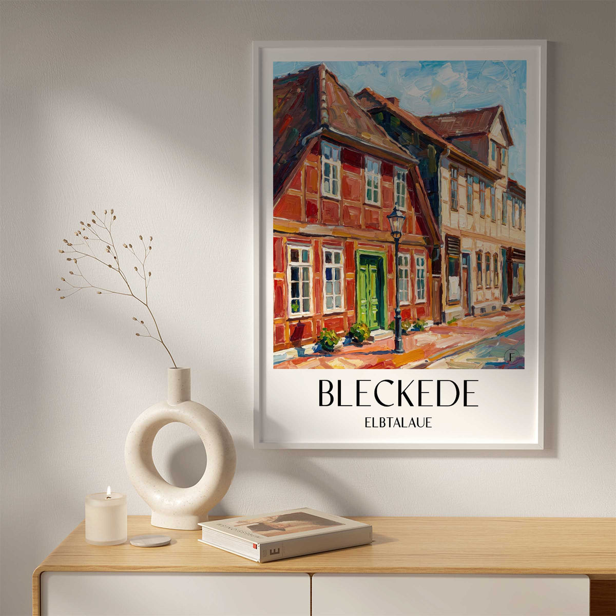 bleckede-elbtalaue-deutschland-poster-oil-painting-oelgemaelde