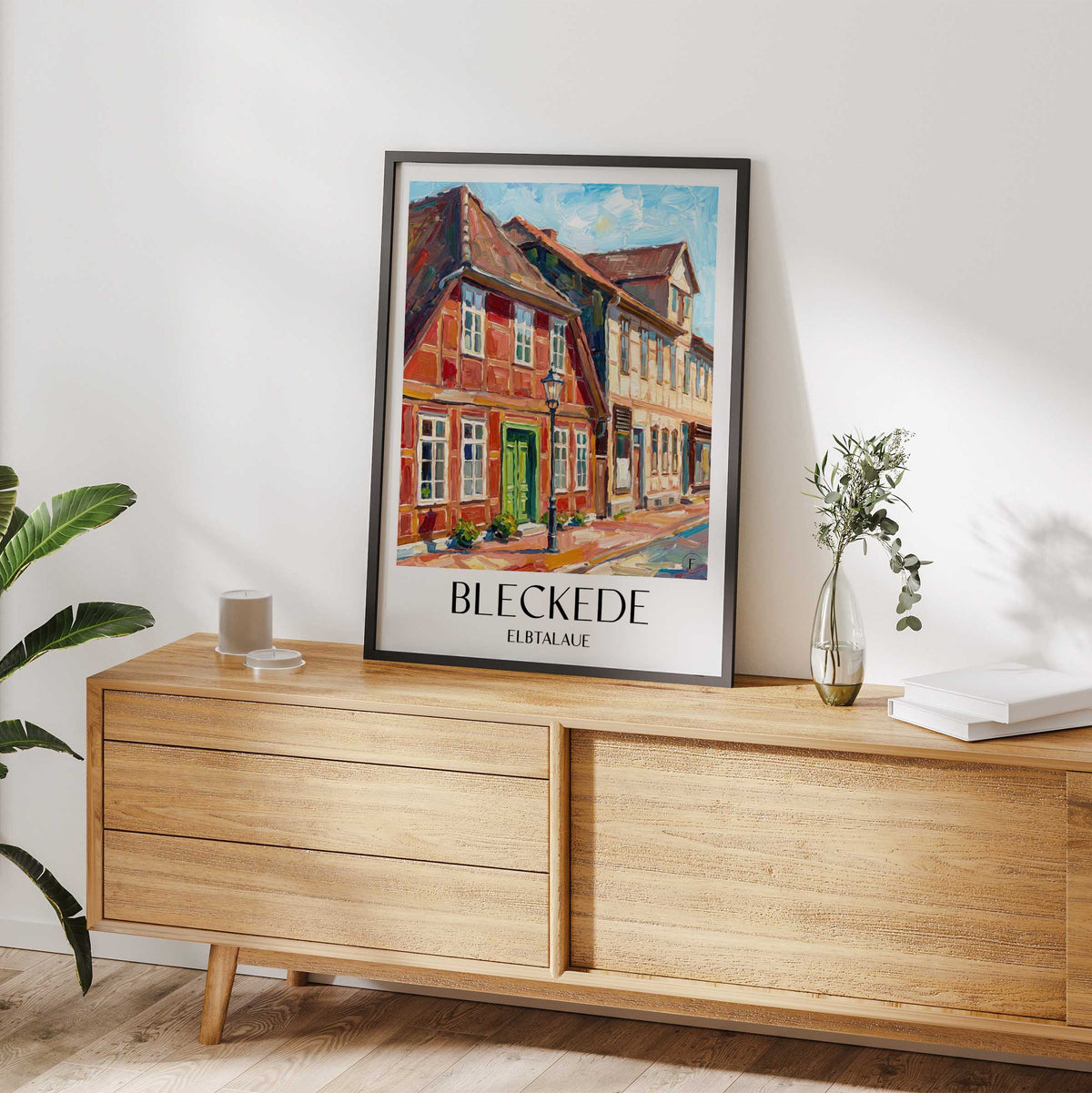 bleckede-elbtalaue-deutschland-poster-oil-painting-oelgemaelde