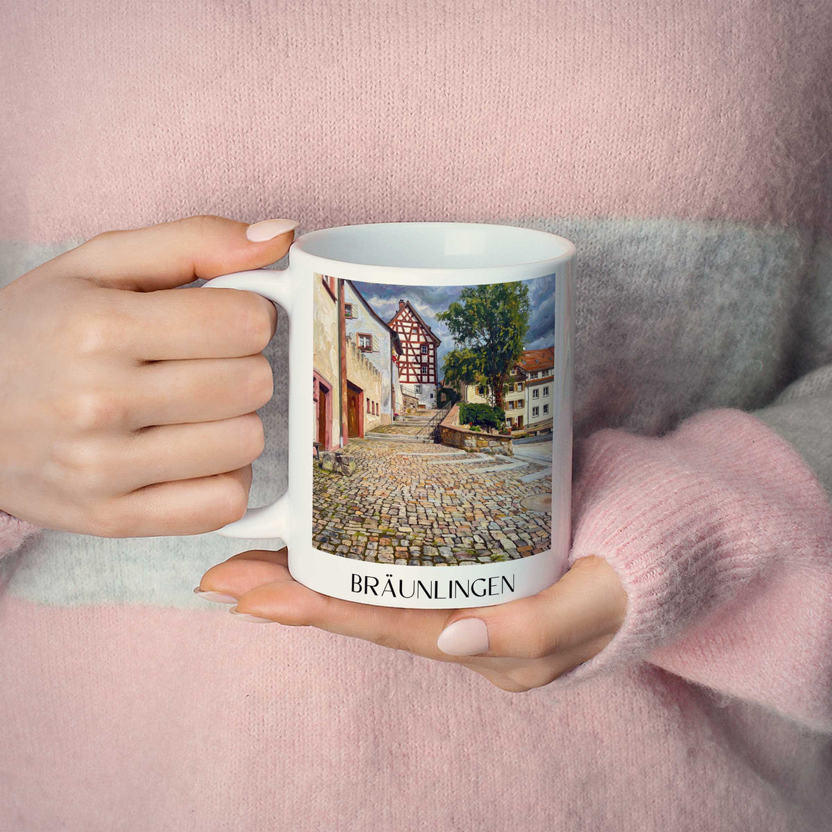 bräunlingen-schwarzwald-deutschland-kaffeebecher-oil-painting-oelgemaelde