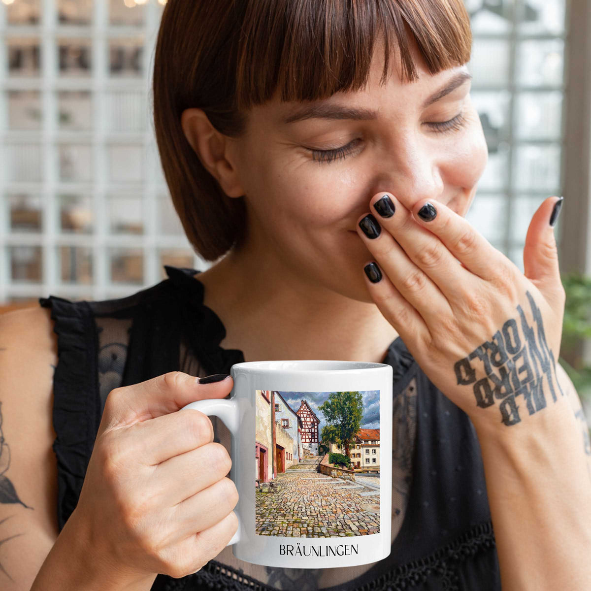 bräunlingen-schwarzwald-deutschland-kaffeebecher-oil-painting-oelgemaelde