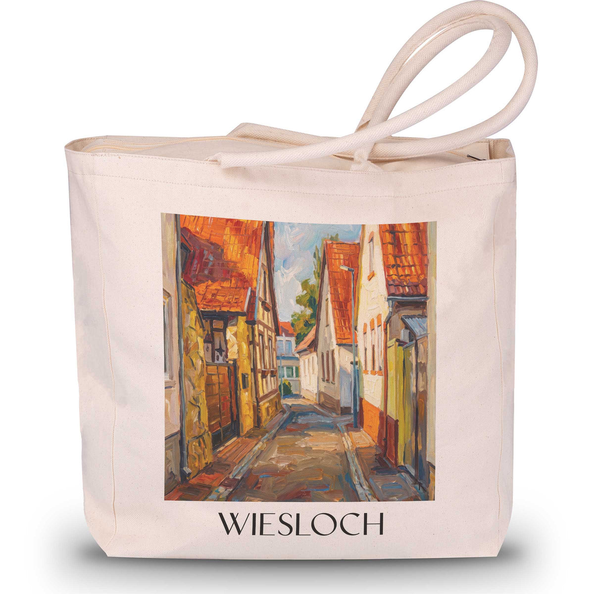 wiesloch-kraichgau-deutschland-einkaufstasche-oil-painting-oelgemaelde