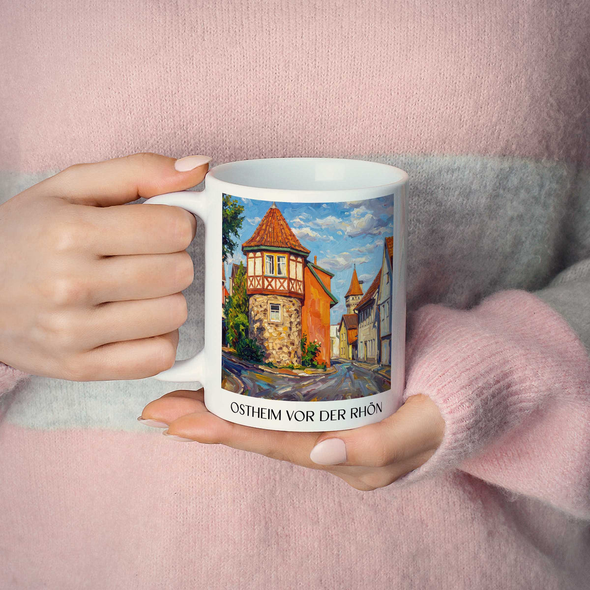 ostheim-vor-der-rhön-rhön-deutschland-kaffeebecher-oil-painting-oelgemaelde