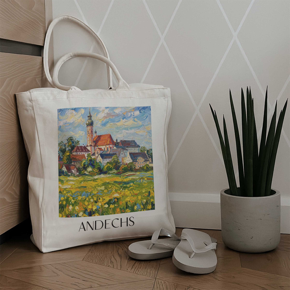 andechs-bayern-deutschland-einkaufstasche-oil-painting-oelgemaelde