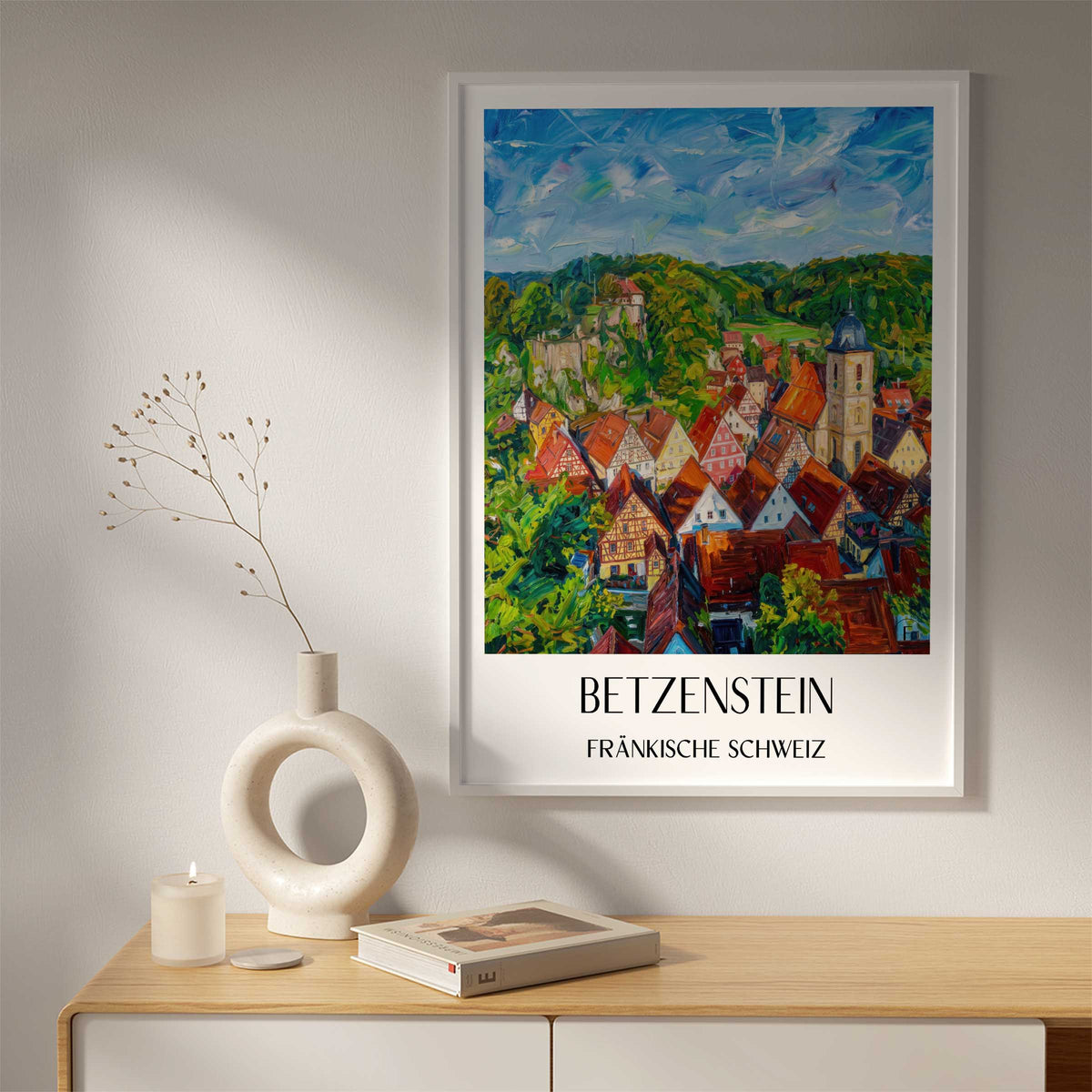 betzenstein-fränkische-schweiz-deutschland-poster-oil-painting-oelgemaelde