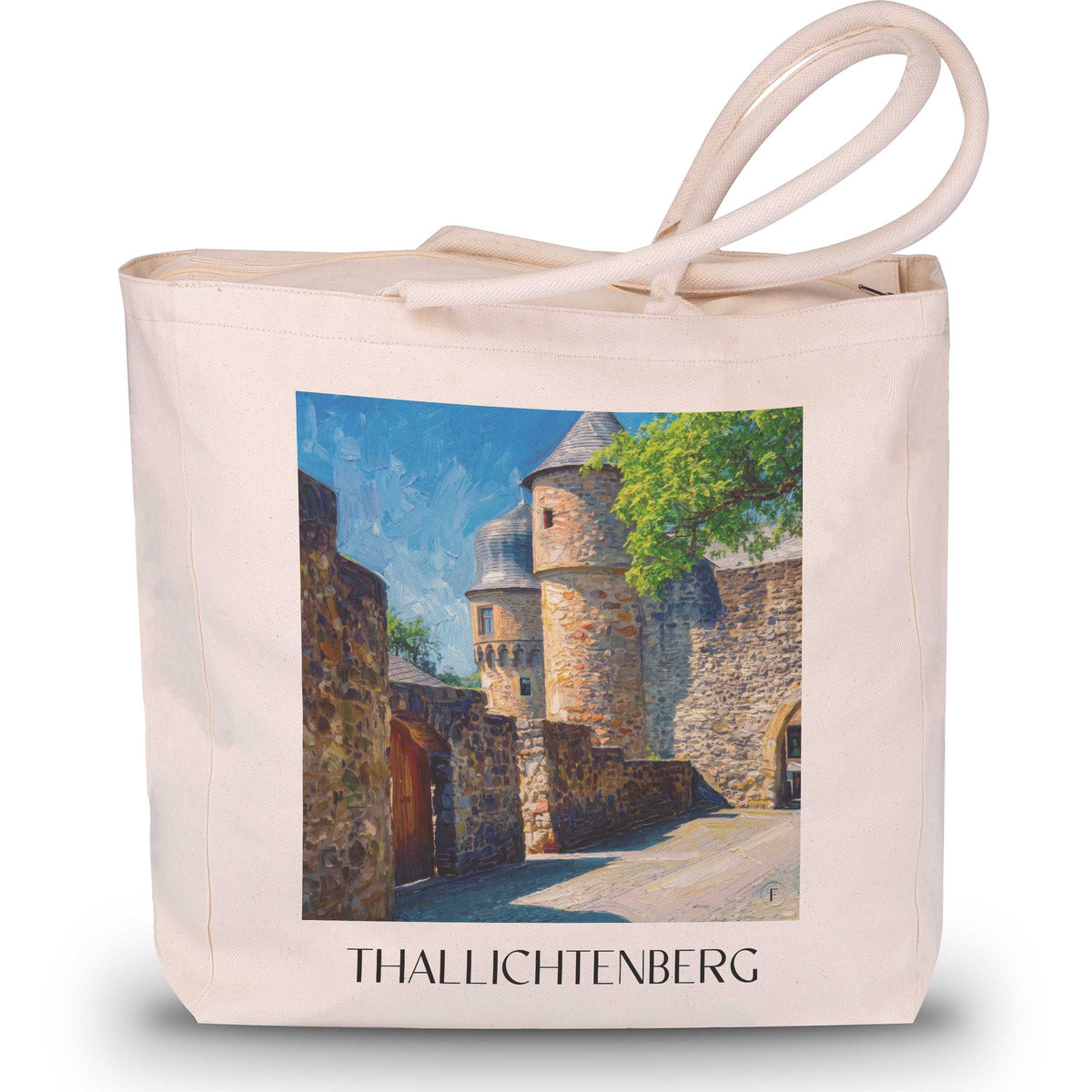 thallichtenberg-pfälzer-bergland-deutschland-einkaufstasche-oil-painting-oelgemaelde