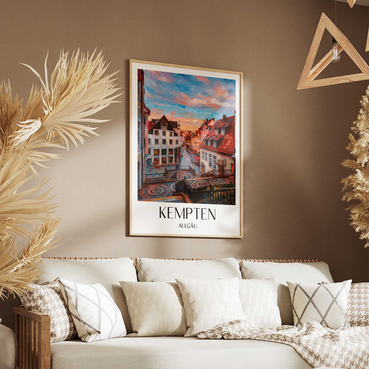 kempten-allgäu-deutschland-poster-oil-painting-oelgemaelde