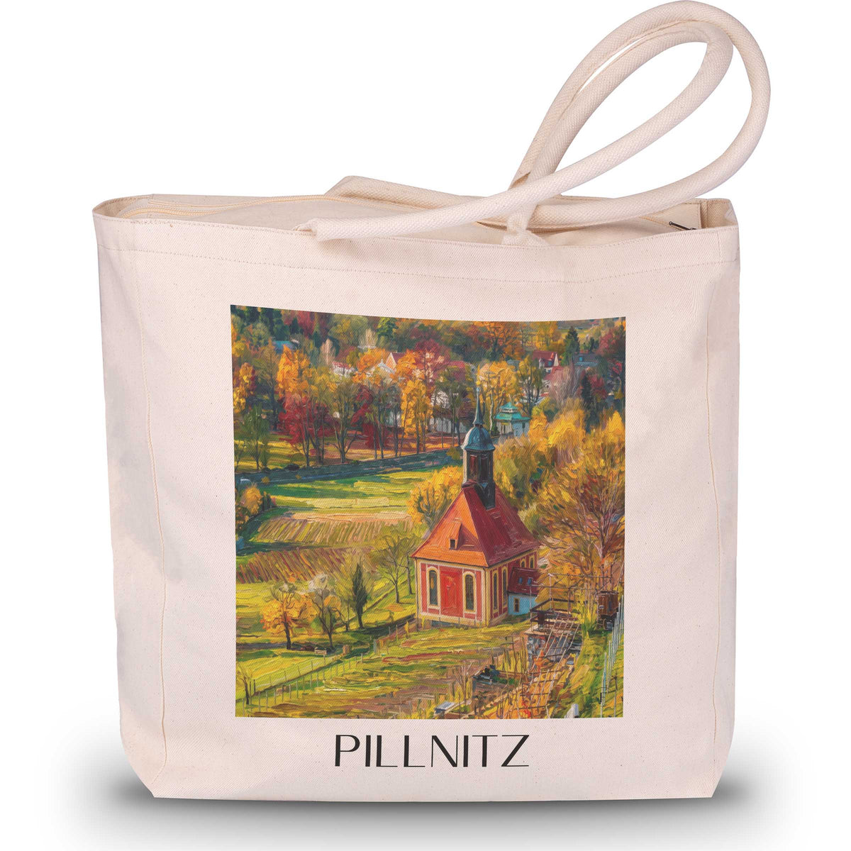 pillnitz-elbtal-deutschland-einkaufstasche-oil-painting-oelgemaelde