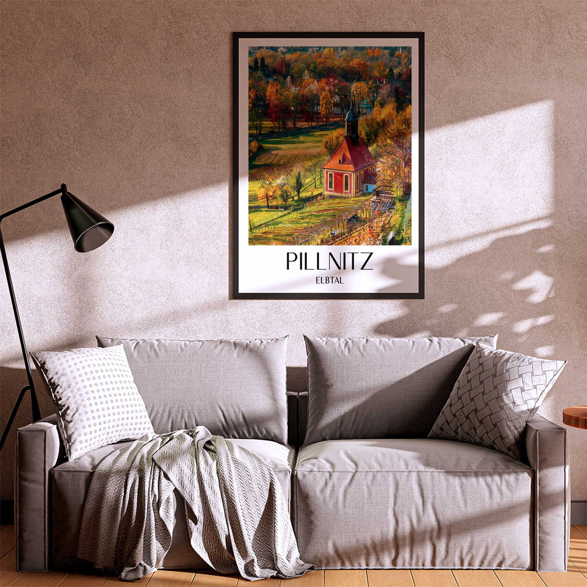 pillnitz-elbtal-deutschland-poster-oil-painting-oelgemaelde