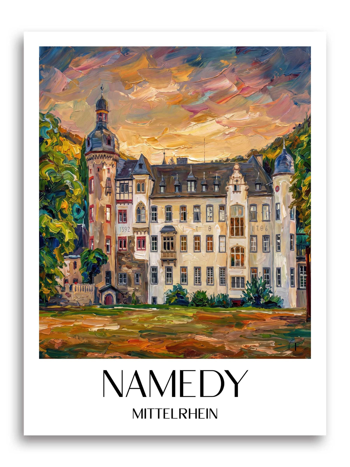 namedy-mittelrhein-deutschland-poster-oil-painting-oelgemaelde