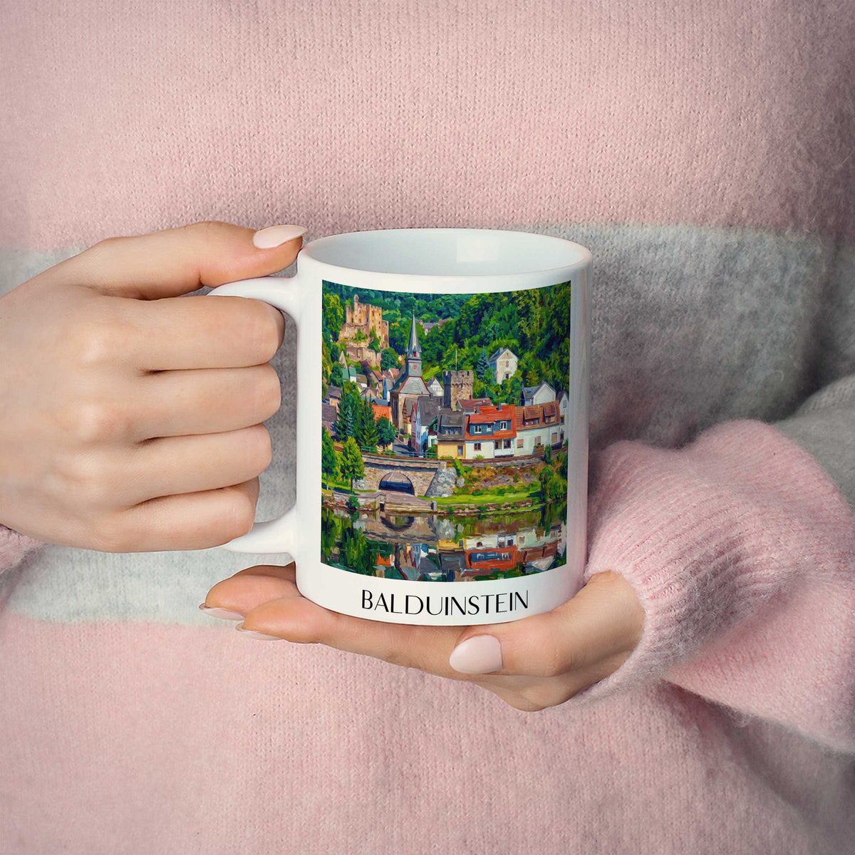 balduinstein-lahntal-deutschland-kaffeebecher-oil-painting-oelgemaelde