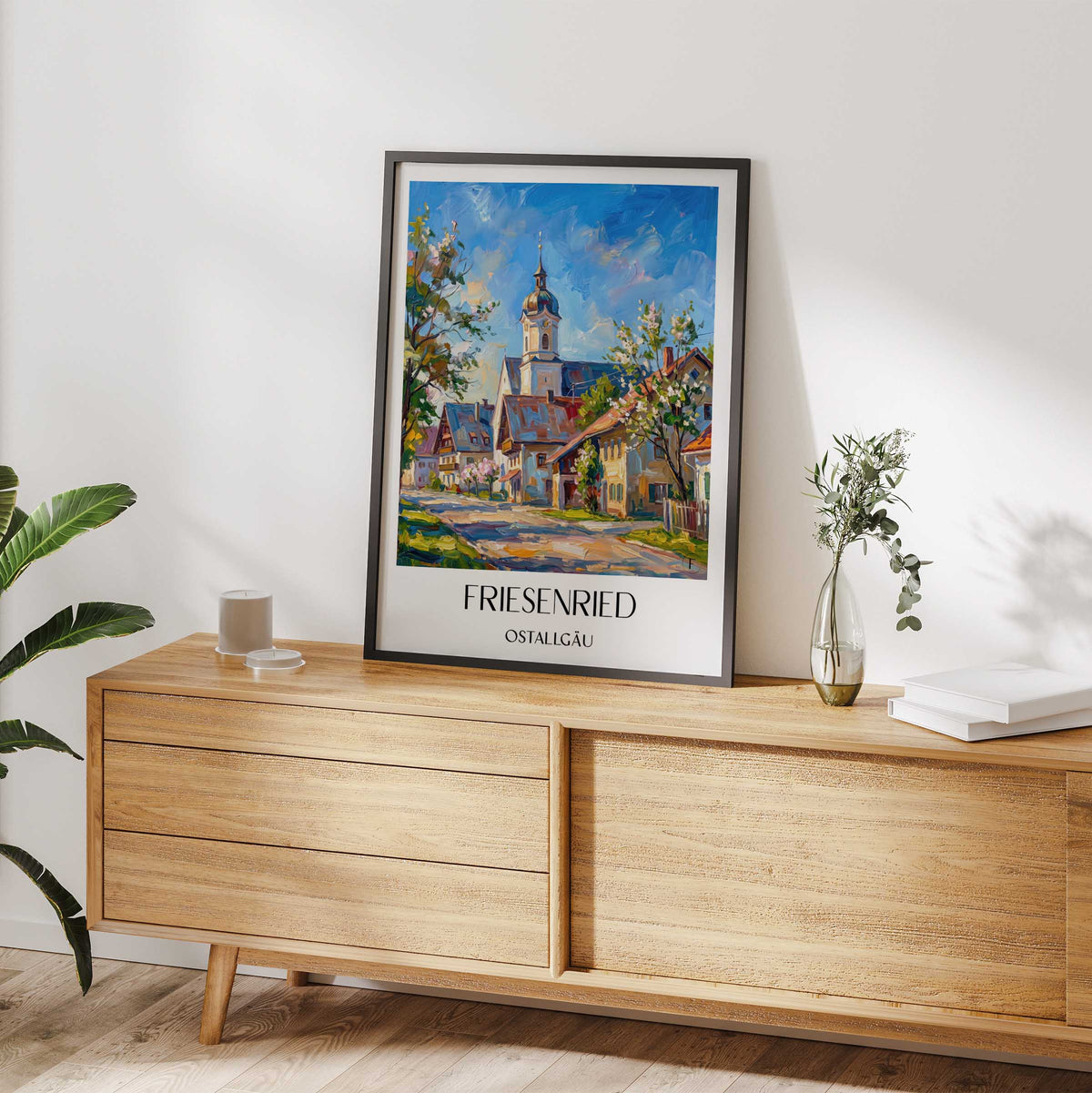 friesenried-ostallgäu-deutschland-poster-oil-painting-oelgemaelde