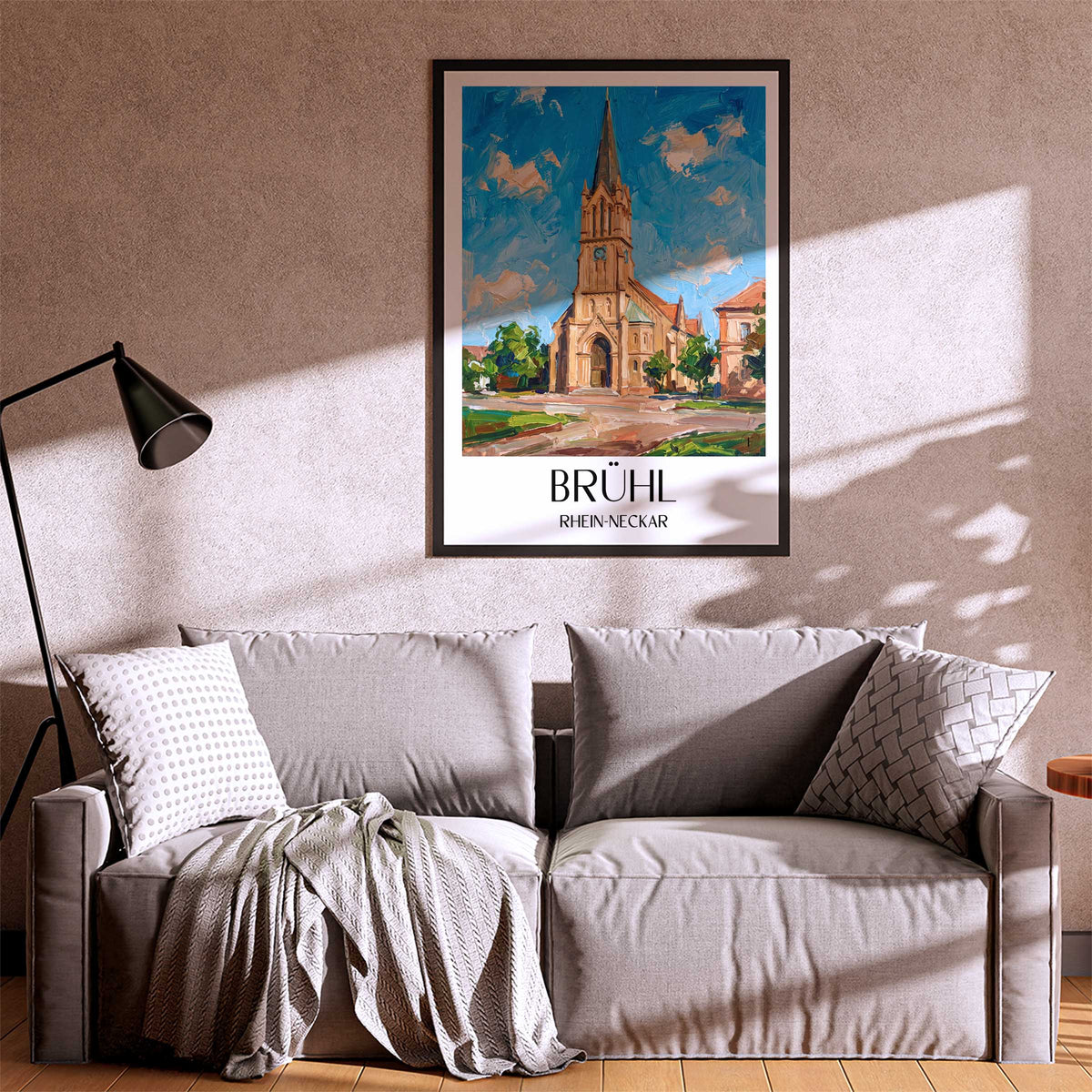 brühl-rhein-neckar-deutschland-poster-oil-painting-oelgemaelde
