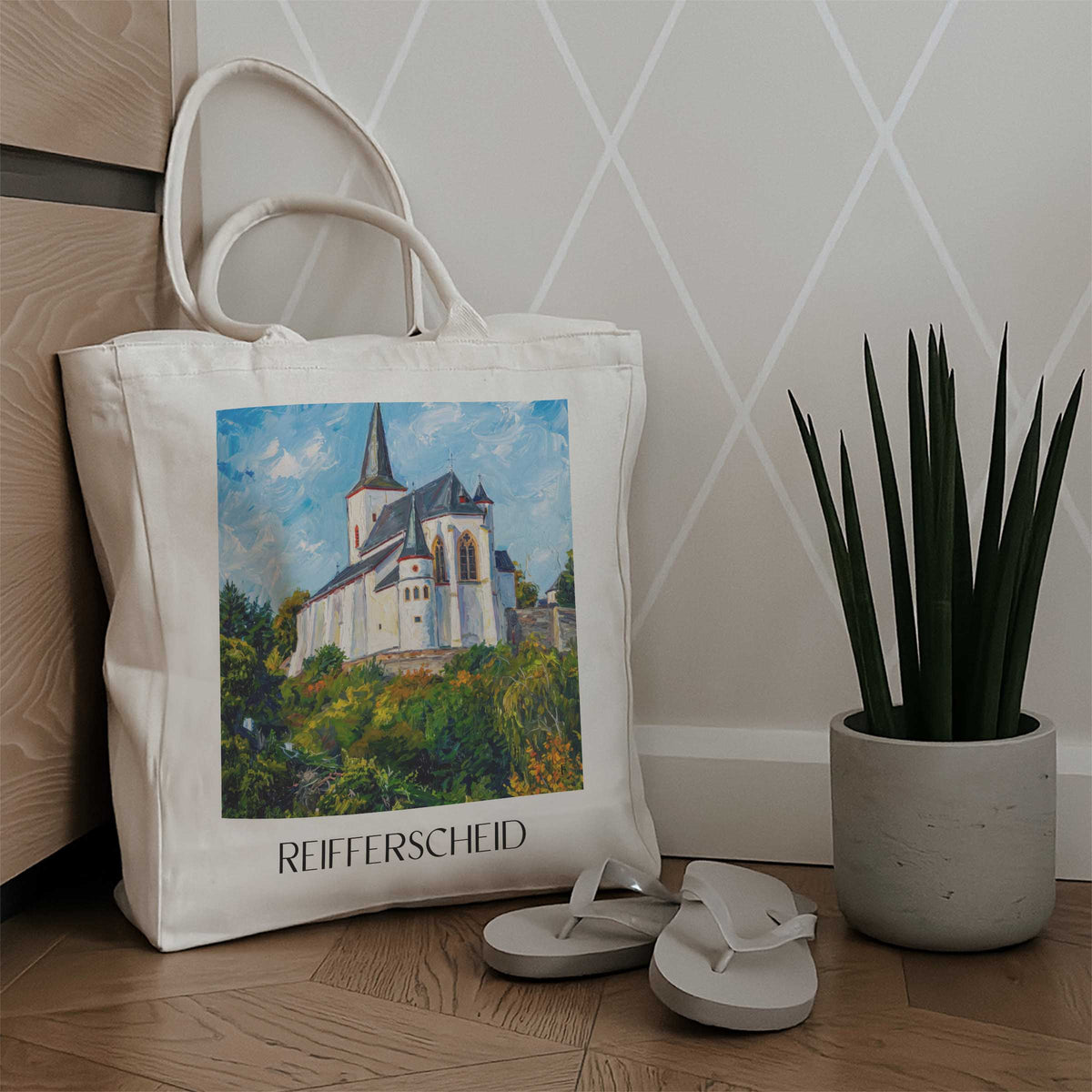 reifferscheid-hellenthal-deutschland-einkaufstasche-oil-painting-oelgemaelde