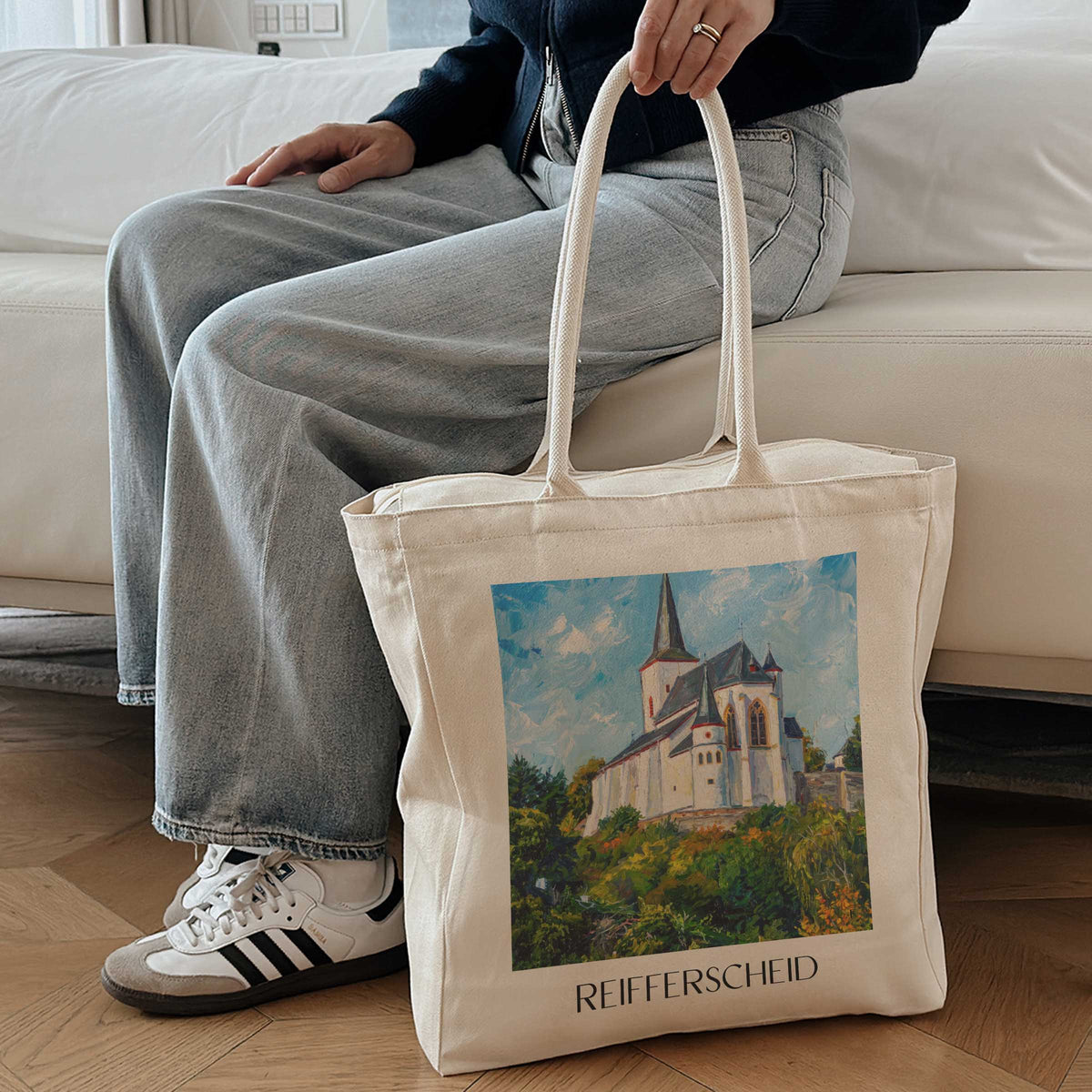 reifferscheid-hellenthal-deutschland-einkaufstasche-oil-painting-oelgemaelde