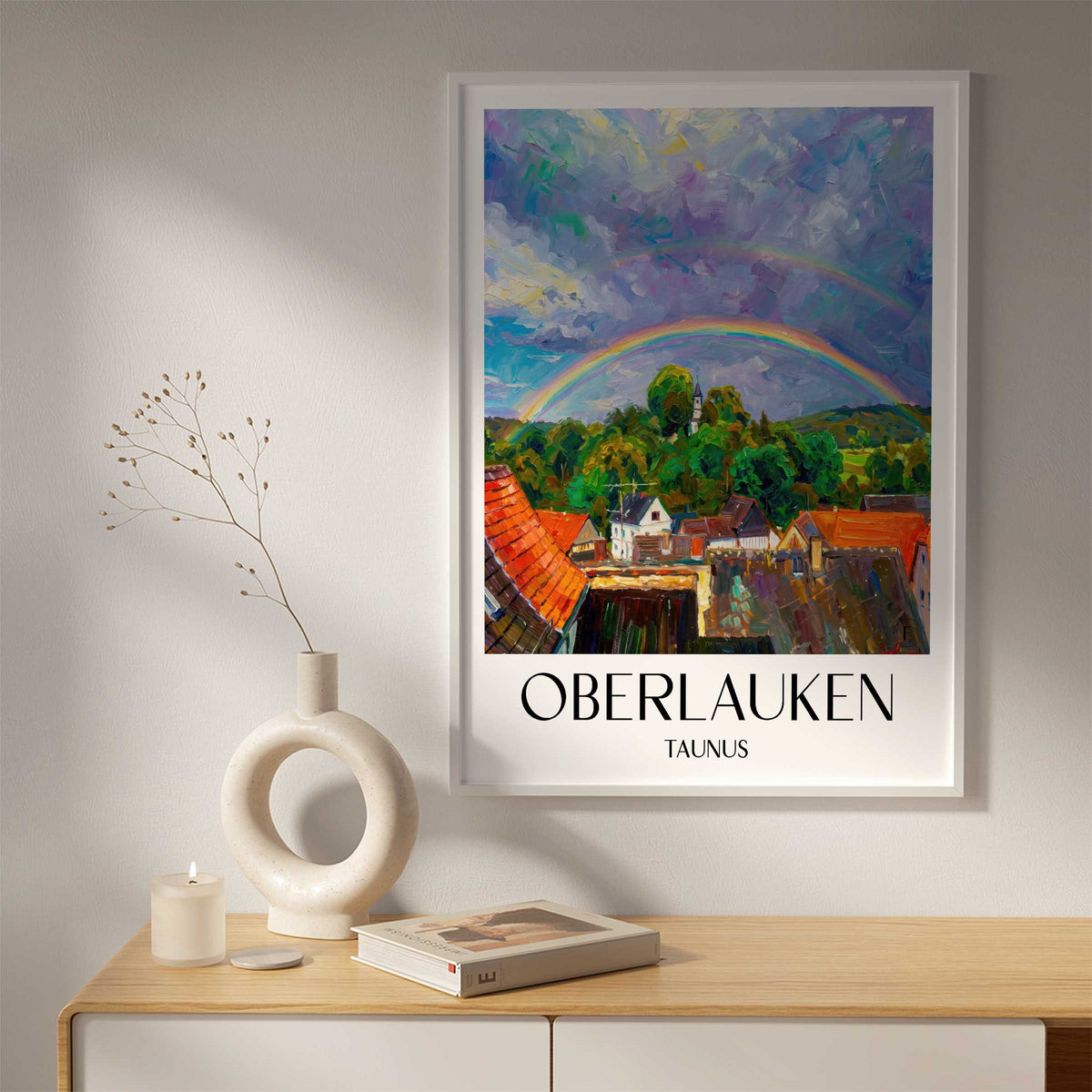 oberlauken-taunus-deutschland-poster-oil-painting-oelgemaelde