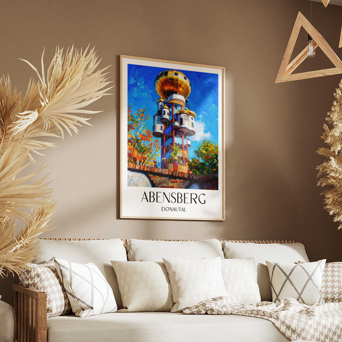 abensberg-donautal-deutschland-poster-oil-painting-oelgemaelde