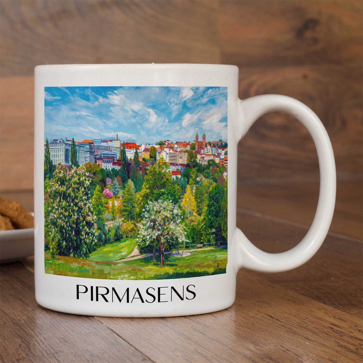 pirmasens-pfälzerwald-deutschland-kaffeebecher-oil-painting-oelgemaelde